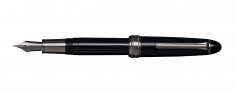 Sailor 1911 Naginata Togi FP Black Trim - Stilografica - Pennino speciale rifinito a mano