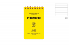 Penco Coil Note Pad S - Blocco Note con Spirale 82 X 130 mm - Yellow