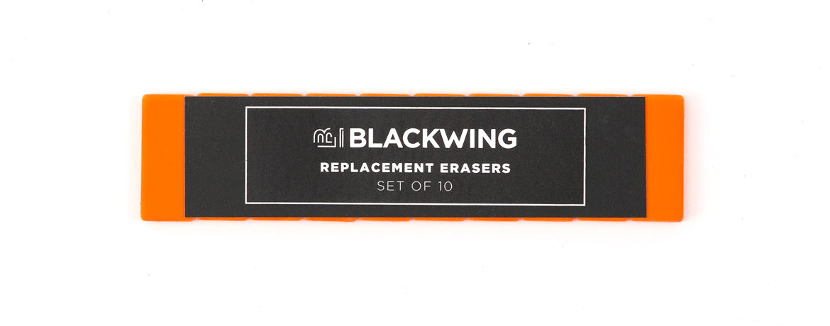 Blackwing Set 10 Gomme di Ricambio per Matite - Arancione