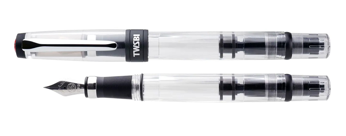 Twsbi Diamond 580 ALR Black - Stilografica con Grip Alluminio