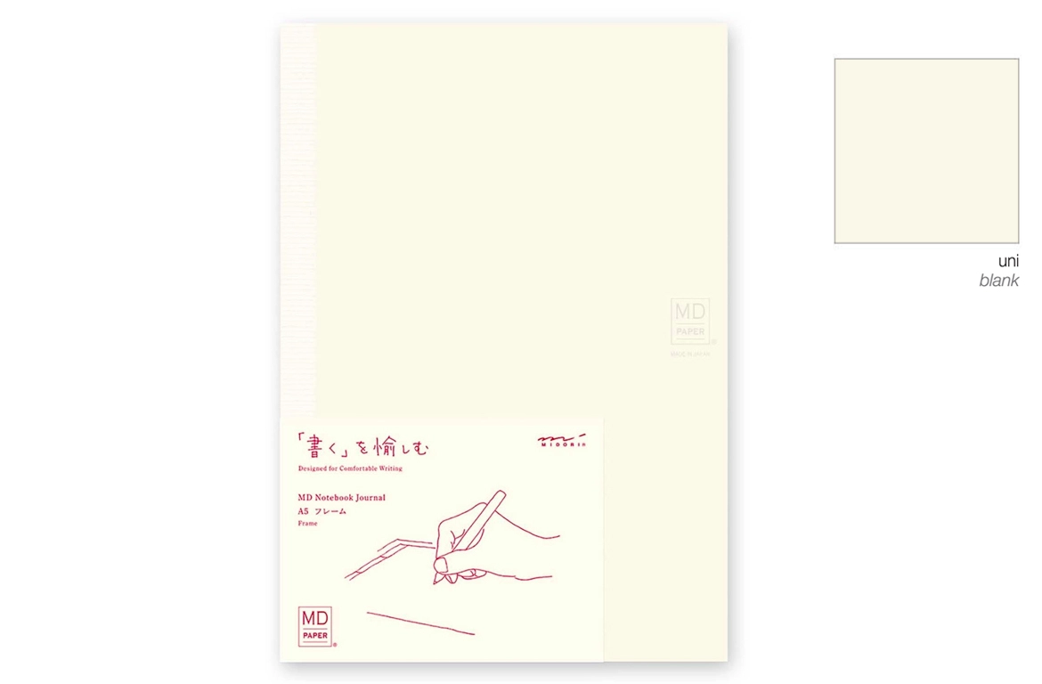 Midori - MD Paper - Notebook A5 - Journal - Frame A