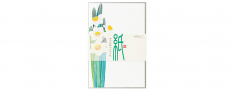 Midori Cartoline 755 Foil-Stampling Daffodil