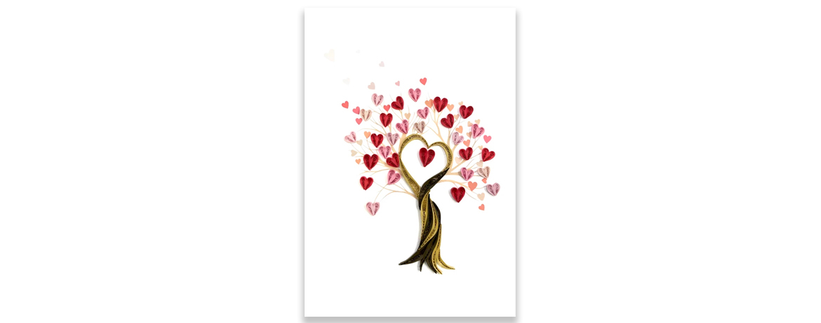 Origamo - Biglietto Augurale - Tree Of Love