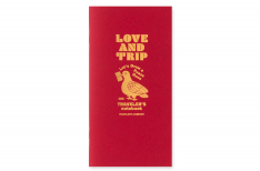 Traveler's Company - Notebook Refill - Regular Size - Ricarica - Senza Rigatura - Love And Trip - Limited Edition