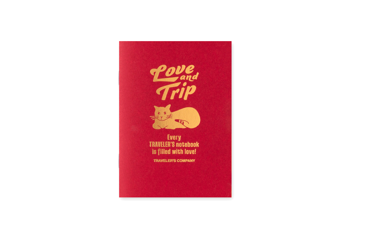 Traveler's Company - Notebook Refill - Passport Size - Ricarica - Senza Rigatura - Love And Trip - Limited Edition