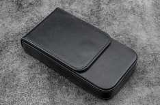 Galen Leather Magnum Opus - Portapenne 3 Posti - Nero