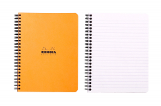 Rhodia Notebook con Spirale Laterale - Rigo - Orange - A5+
