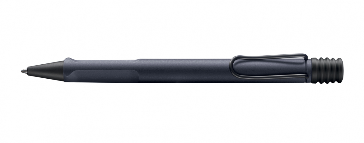 Lamy Safari - Penna a Sfera con Clip in metallo - Steel Blue