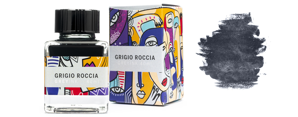 Leonardo Officina Italiana Inchiostro Stilografico - Grigio Roccia