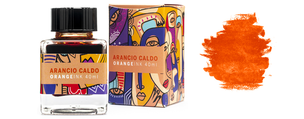 Leonardo Officina Italiana Inchiostro Stilografico - Arancio Caldo