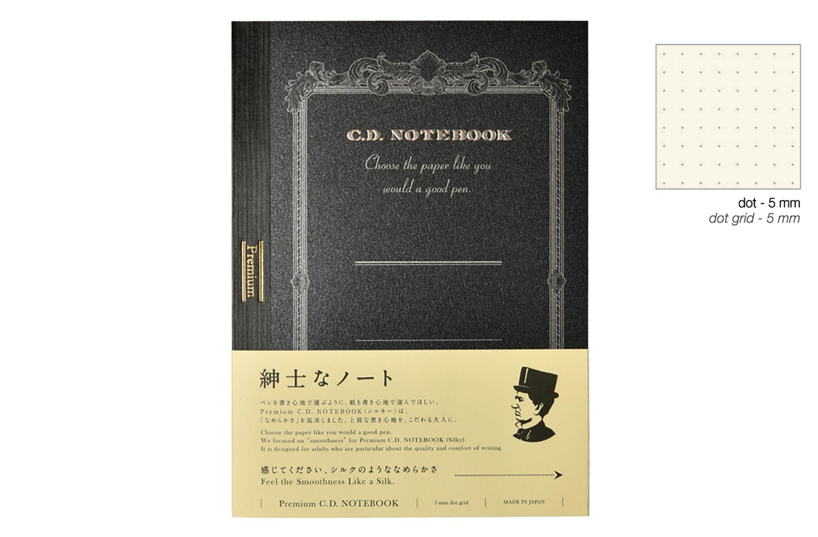 Apica Notebook - Premium CD Note - Fountain Pen Friendly - Dotted - A5 - Puntinato