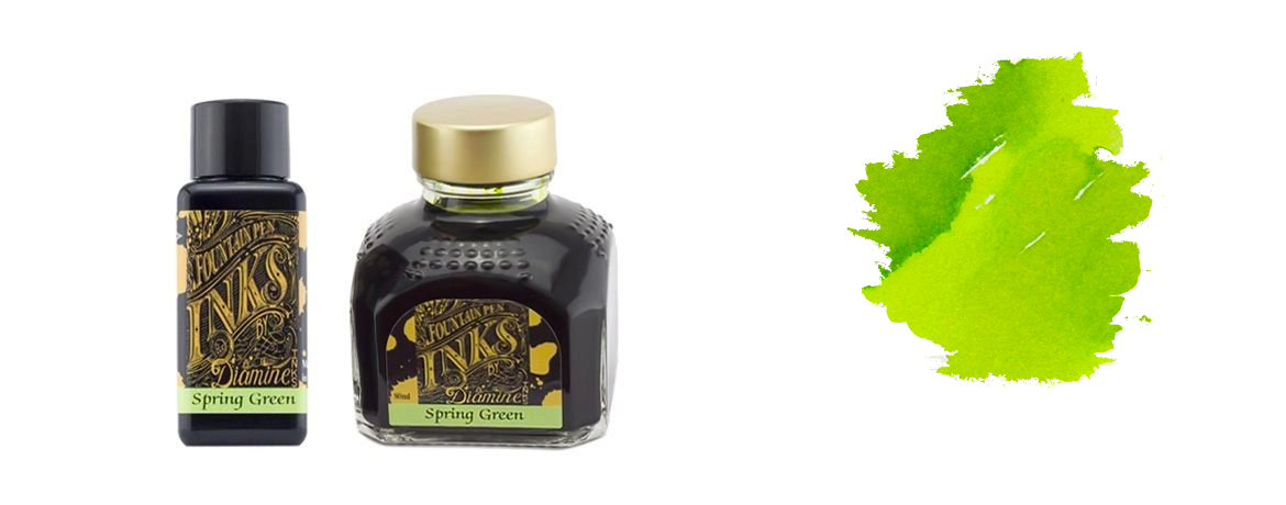Diamine Spring Green Flacone 30/80 ml inchiostro