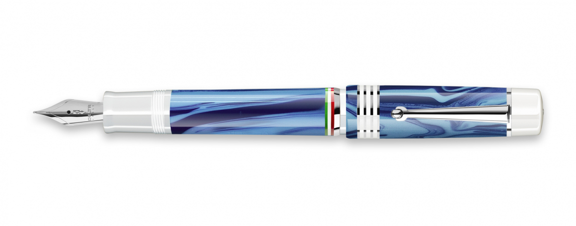 Delta Magic4 Napoli - Penna Stilografica - Finiture Palladio - 333 Esemplari