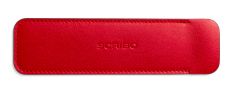 Scribo Astuzen Portapenne in Pelle - 1 posto - Rosso Melograno