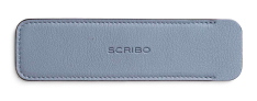 Scribo Astuzen Portapenne in Pelle - 1 posto - Grigio Scribo