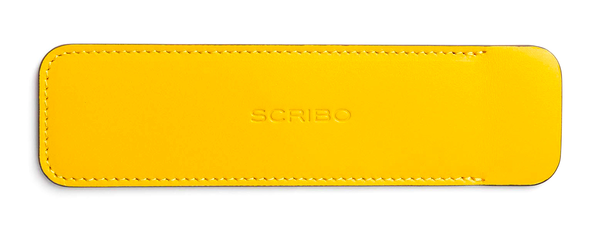Scribo Astuzen Portapenne in Pelle - 1 posto - Cannella