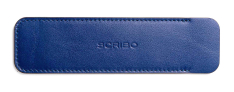 Scribo Astuzen Portapenne in Pelle - 1 posto - Blu Pop