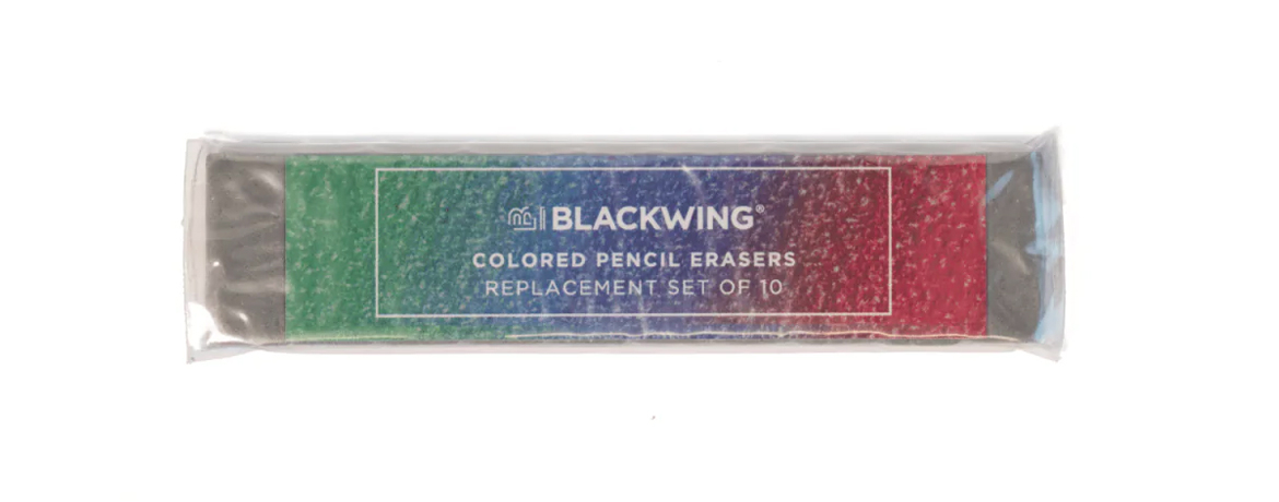 Blackwing Sand Set 10 Gomme di Ricambio per Matite Colorate