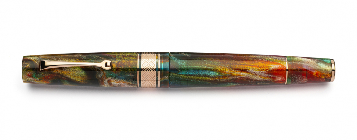Leonardo Supernova 2025 – Primary Manipulation 5 - Stilografica Limited Edition - Finiture Dorate Rosa