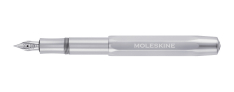 Kaweco AL Sport X Moleskine Penna Stilografica in alluminio - Silver