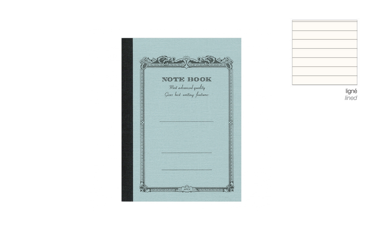 Apica Notebook - CD Note - Fountain Pen Friendly - B7 - Light Blue