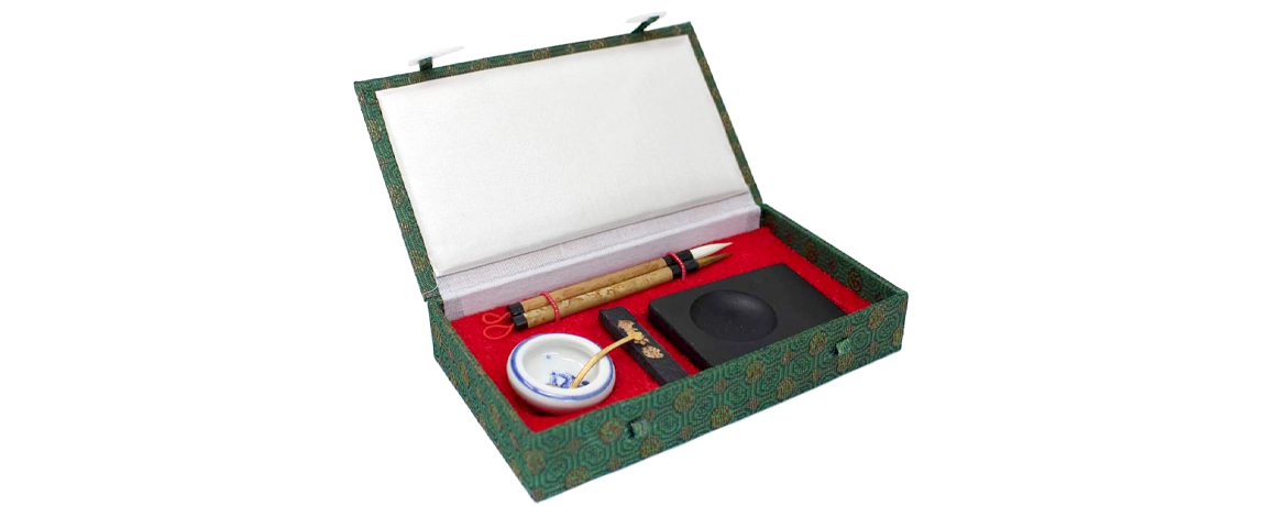 Set di pennelli e Inchiostro per Calligrafia Cinese