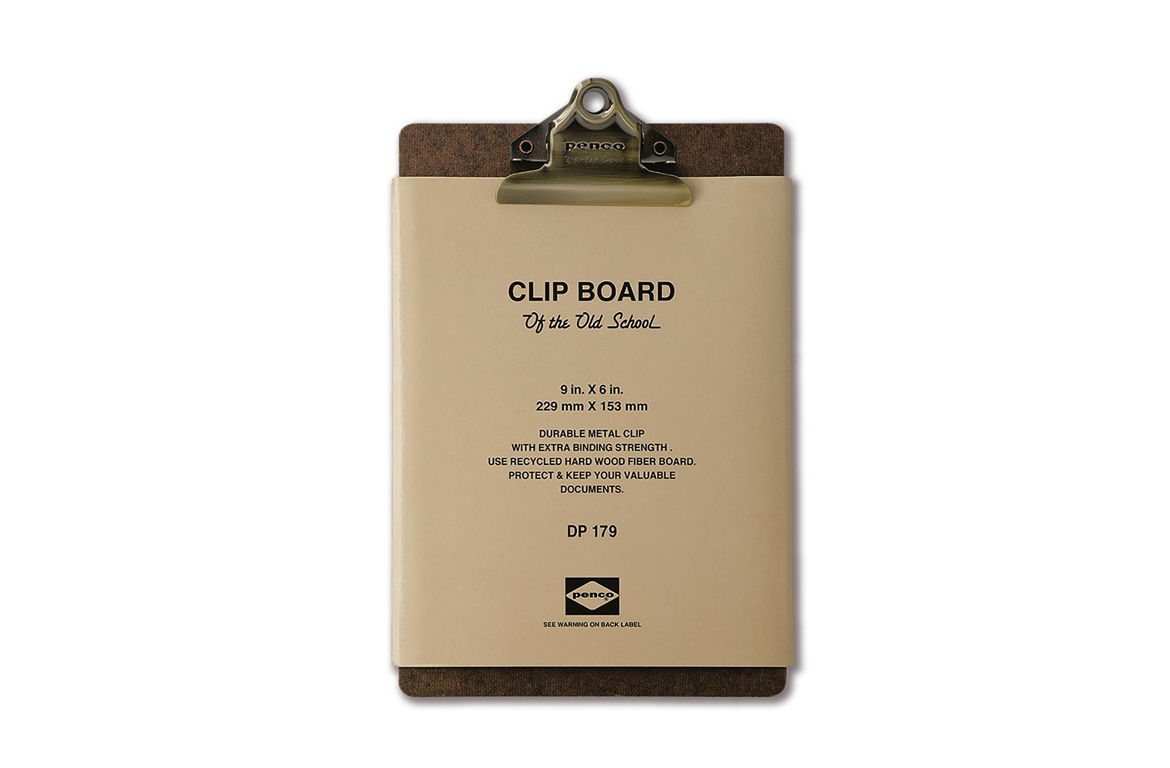 Penco Clipboard Old School - Portablocco A5 Bronze