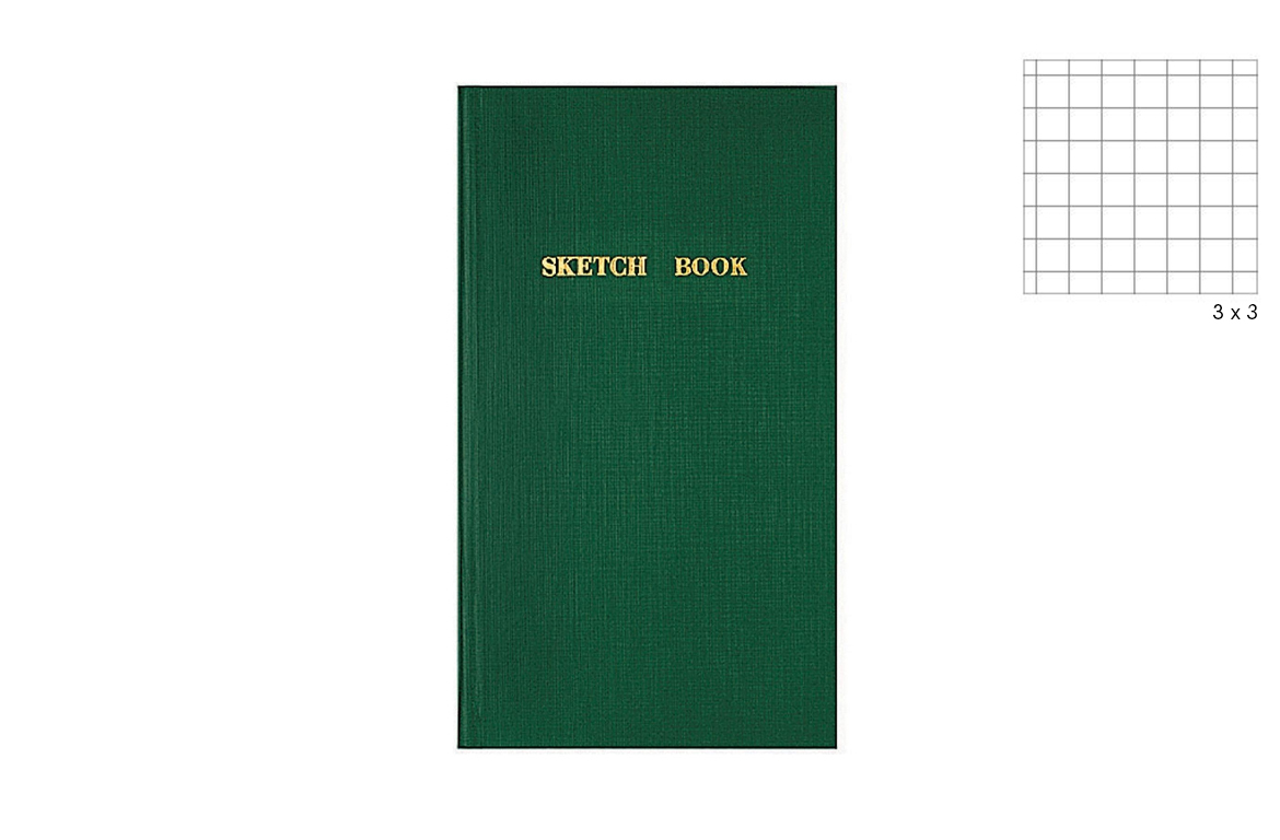 Kokuyo Field Notebook Sketch Book - Taccuino a Quadretti da 3 mm