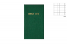 Kokuyo Field Notebook Sketch Book - Taccuino a Quadretti da 3 mm