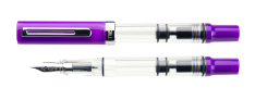 Twsbi Eco-T Eggplant Penna Stilografica impugnatura triangolare