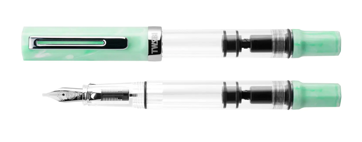 Twsbi Eco Amazonite Penna Stilografica a Stantuffo