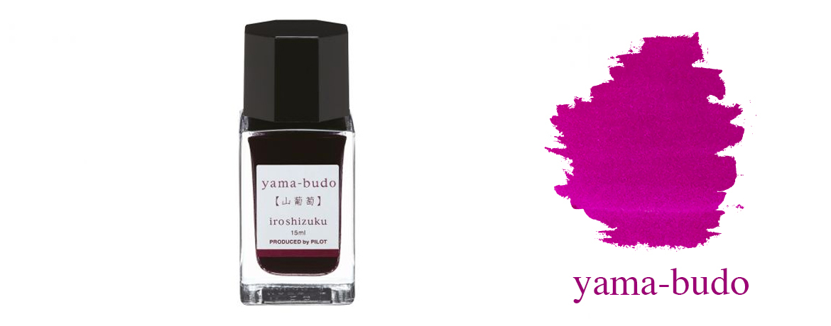 Pilot Iroshizuku Mini Rosa Yama-budo flacone inchiostro 15ml