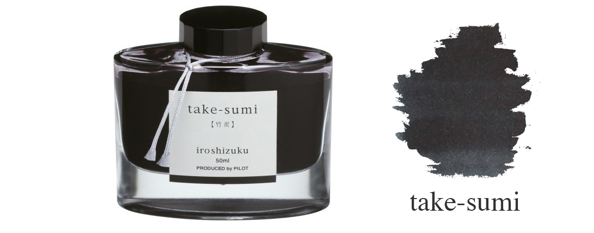 Pilot Iroshizuku Nero Take-sumi inchiostro 50ml