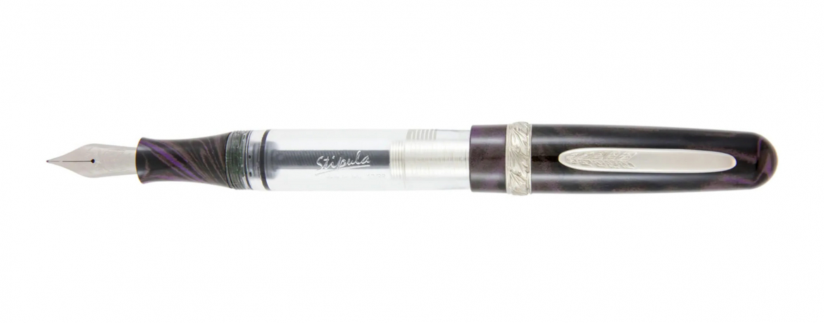 Stipula Etruria Rainbow Ebanite - Penna Stilografica Edizione Limitata - Viola