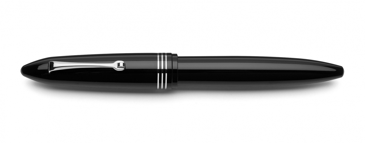 Leonardo Furore New Edition 2025 - Penna Stilografica - Notte di Furore - Finiture Silver