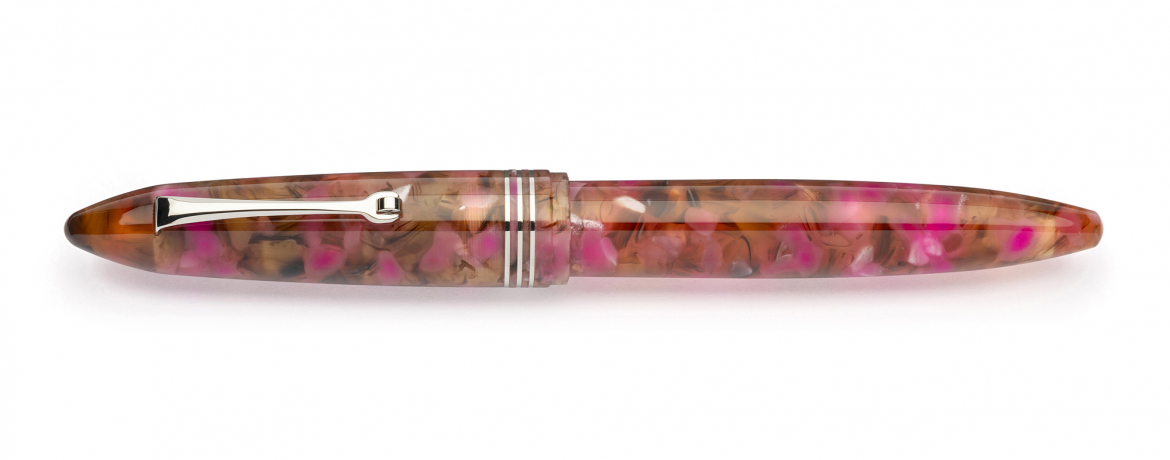 Leonardo Furore New Edition 2025 - Penna Stilografica - Lampone Selvatico - Finiture Silver
