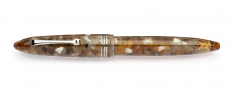 Leonardo Furore New Edition 2025 - Penna Stilografica - Acqua Ambrata - Finiture Silver
