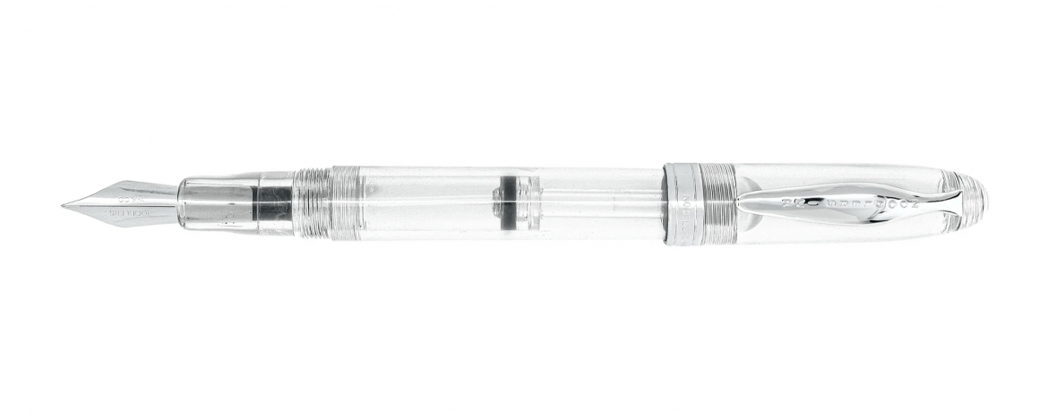Noodler's Ahab Clear Demonstrator Flex - Penna Stilografica - Pennino Acciaio