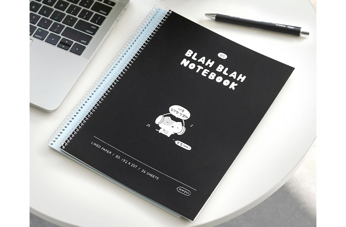 Iconic - Quaderno Blah Blah 04 - Nero - Rigo