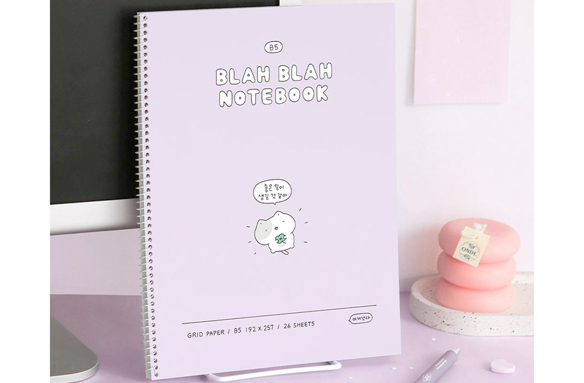 Iconic - Quaderno Blah Blah 06 - Lavender - Quadretto