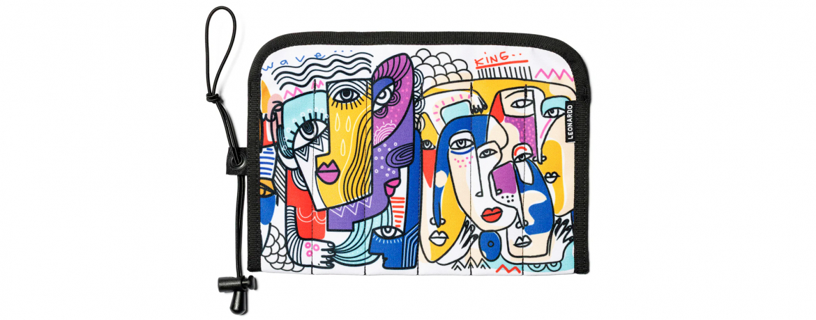 Leonardo x Rickshaw Portapenne Rotolo - 6 Penne - Coozy