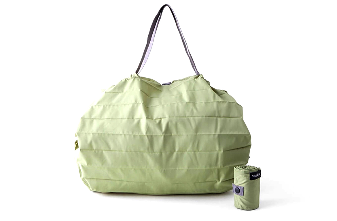Shupatto Borsa Richiudibile - Made in Japan - Verde - M