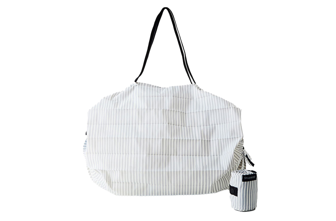 Shupatto Borsa Richiudibile - Made in Japan - Righe - M