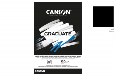 Canson Graduate - Carta da Disegno Nera - 120 gr - A5