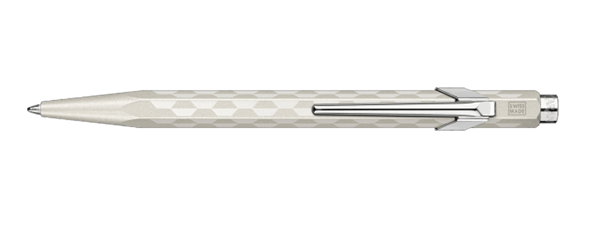 Caran d'Ache 849 metal ballpoint pen - Penna a sfera Edizione Speciale - bianca