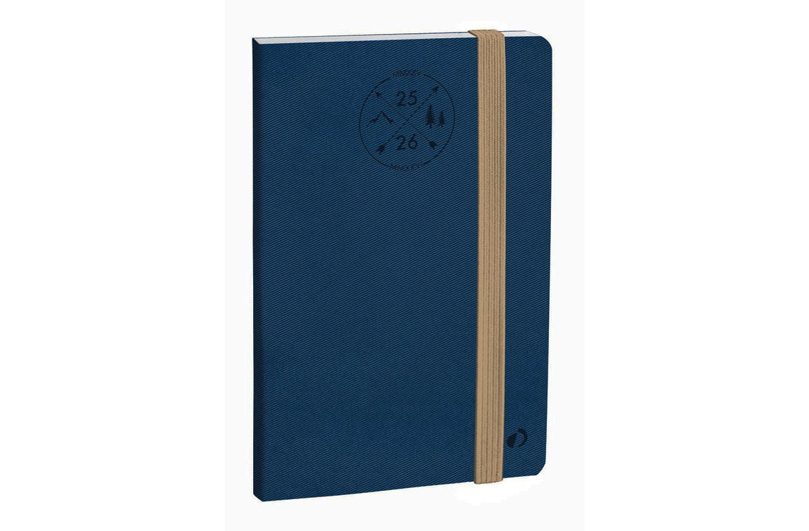 Quo Vadis - Agenda 16 mesi da settembre a dicembre - 2025\2026 - 15x21 cm - Blu