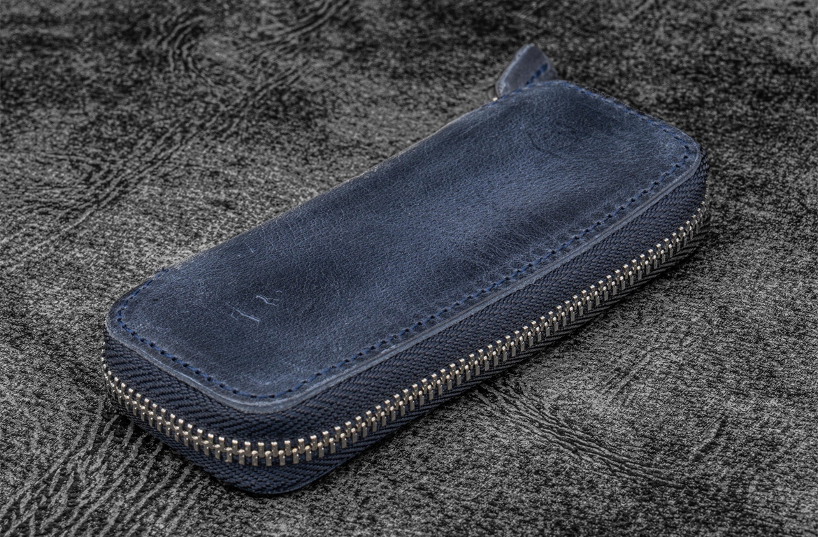 Galen Leather Zippered Pen...