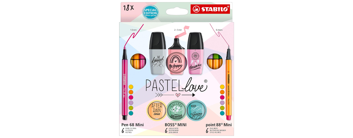Stabilo Pastel love - Set...