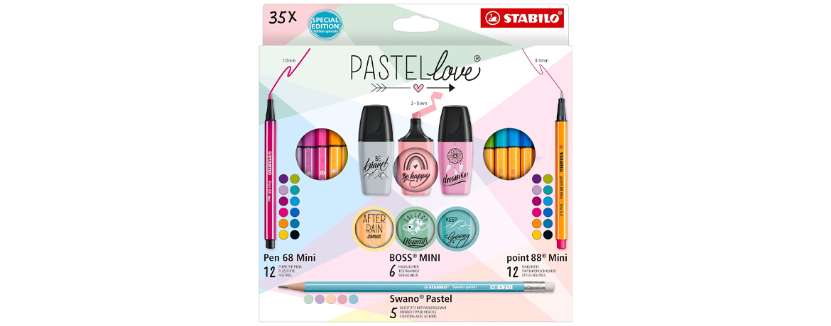Stabilo Pastel love - Set...