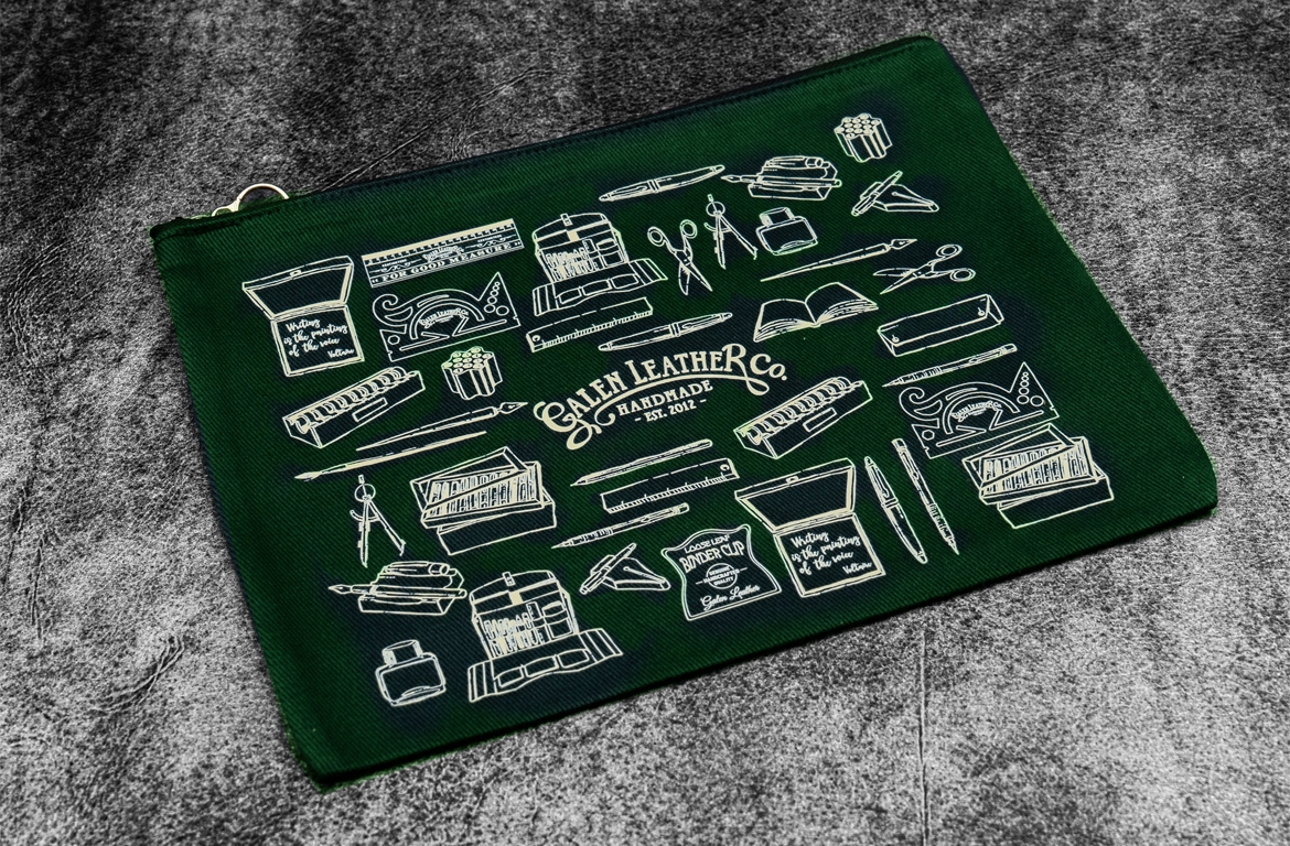 Galen Leather Pochette in...